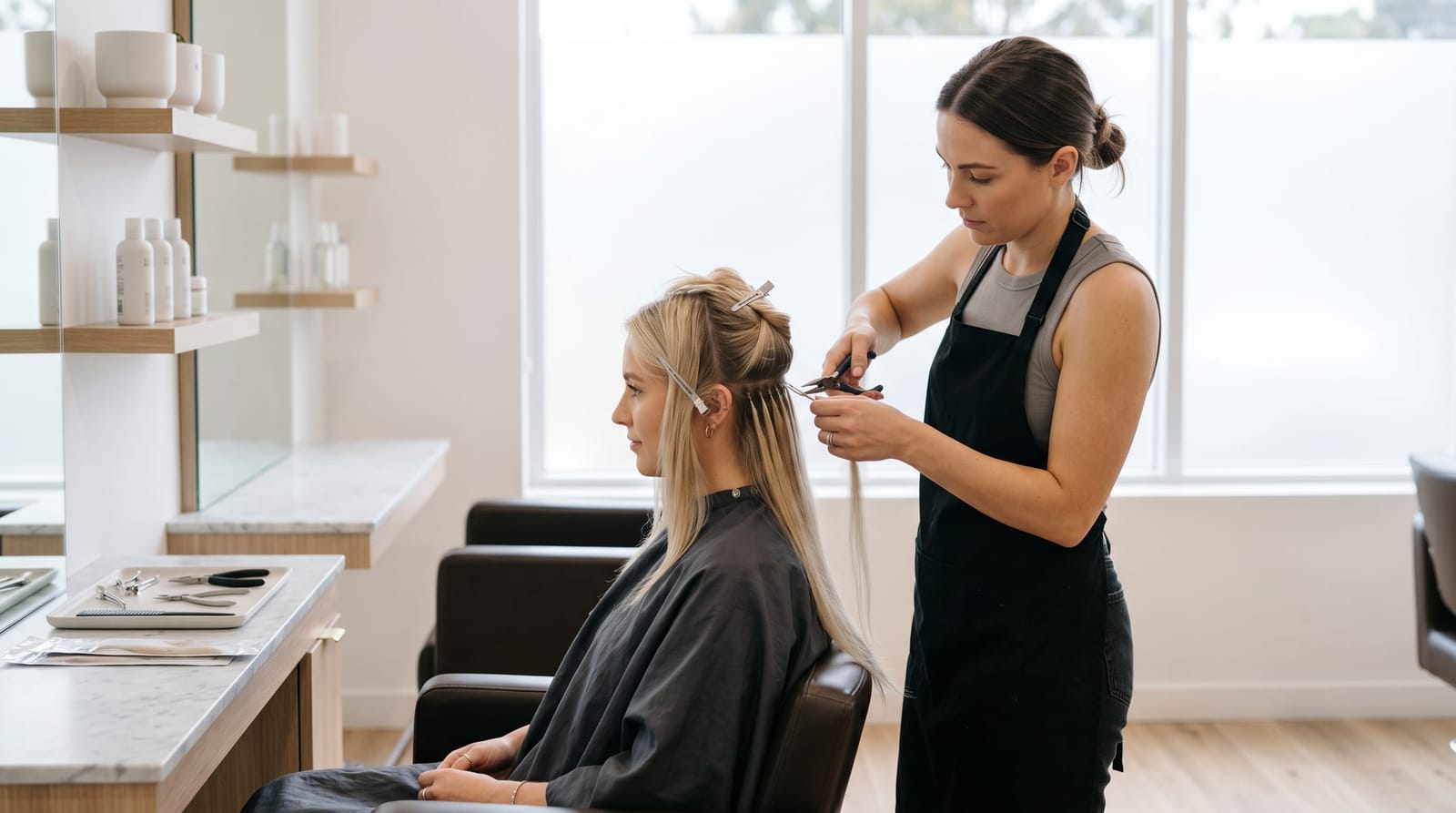 The Complete Guide to Professional Hair Extensions: Types, Application, and Care